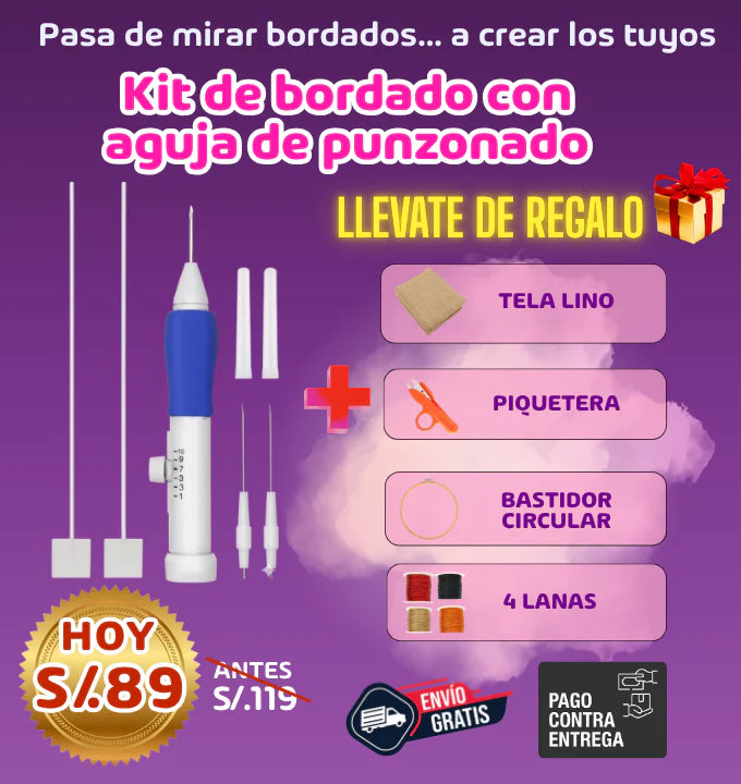 KIT DE BORDADO PRO
